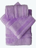 Bamboo osuška - 70x140 - lila
